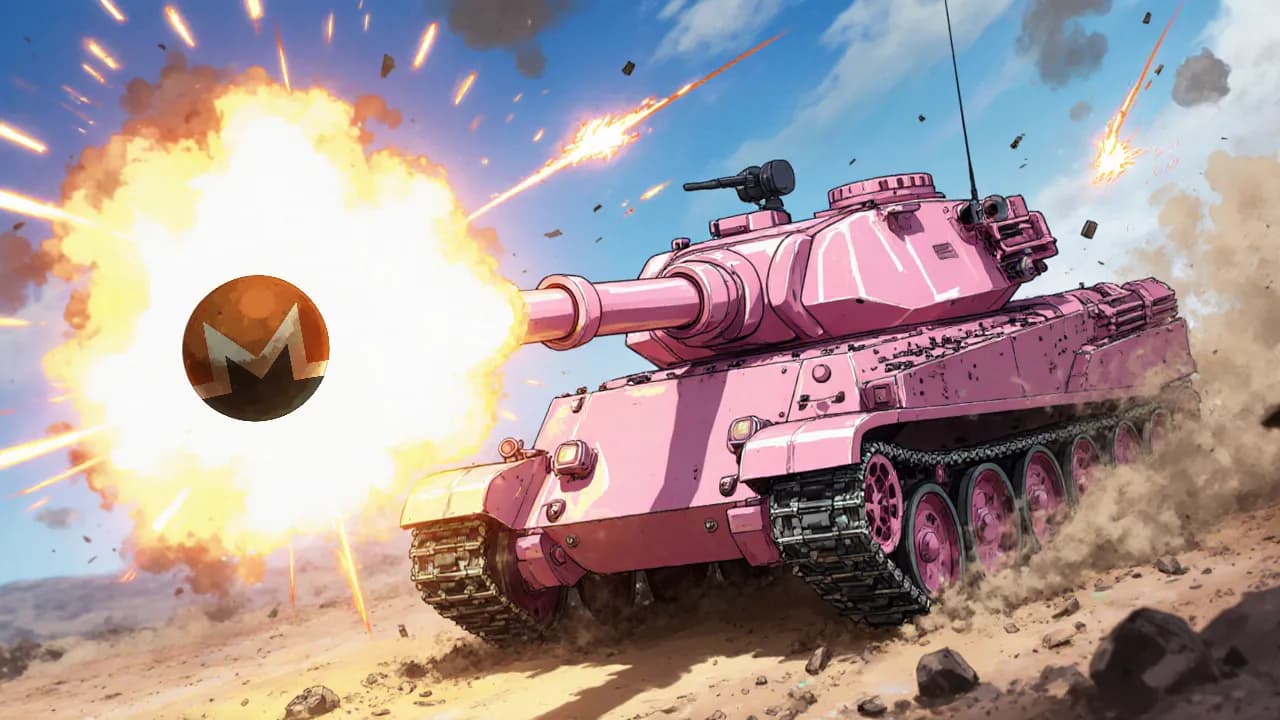 Reaktion auf den Rosaroten Panzer: Warum Bitcoin, warum nicht Monero?